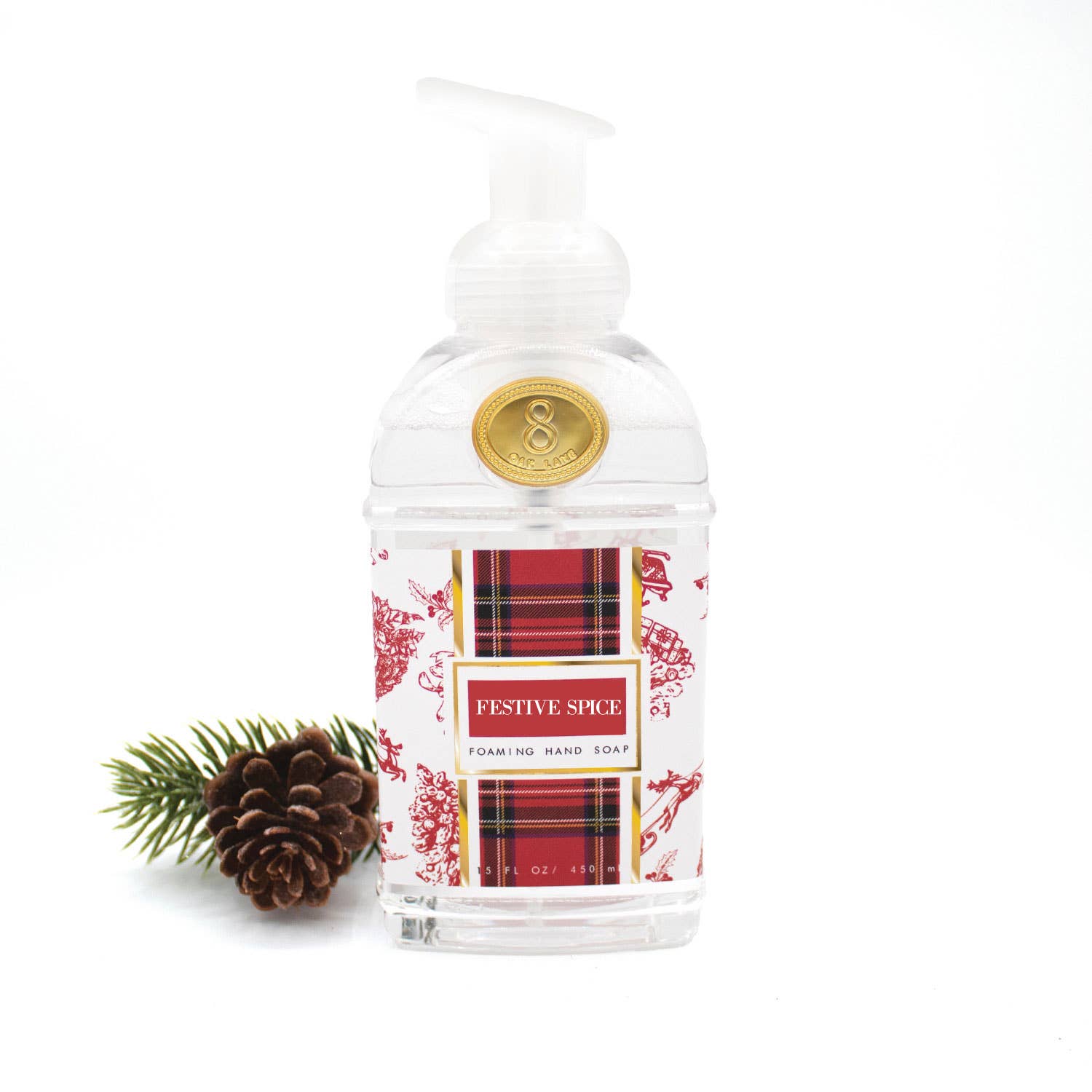 8 Oak Lane - Festive Spice 15oz Foaming Hand Soap by 8 Oak Lane at Confetti Gift and Party Tuscaloosa Alabama