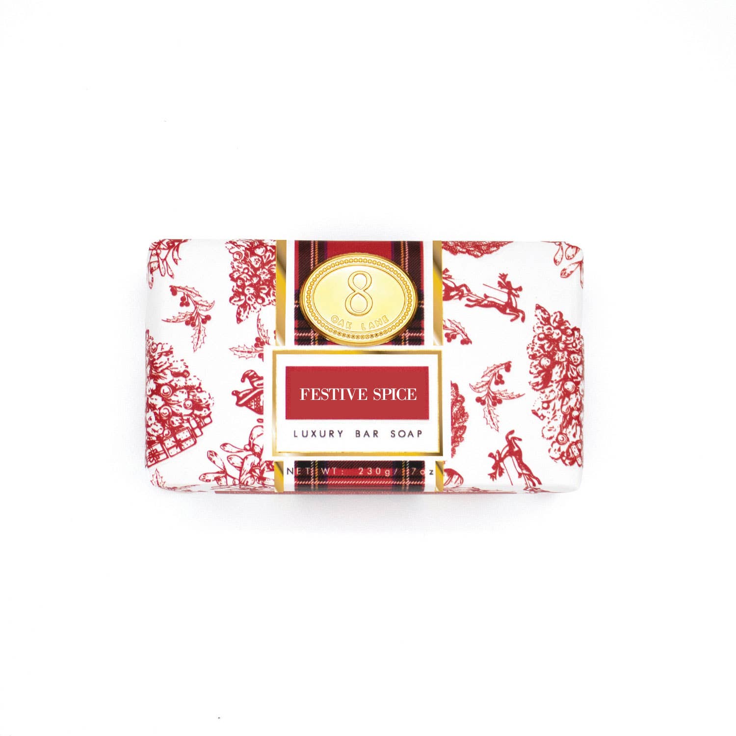 8 Oak Lane - Festive Spice Wrapped Bar Soap by 8 Oak Lane at Confetti Gift and Party Tuscaloosa Alabama