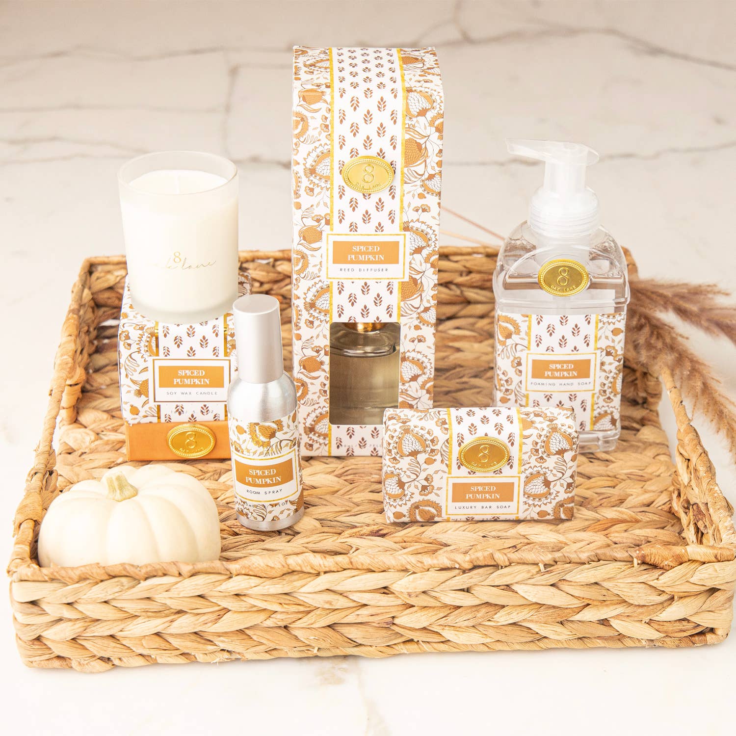 8 Oak Lane - Spiced Pumpkin Wrapped Bar Soap by 8 Oak Lane at Confetti Gift and Party Tuscaloosa Alabama