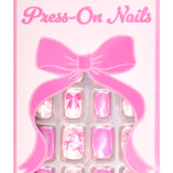 Bow Press On Nails