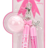 Bows Lip Gloss & Lip Oil Key Chain Set