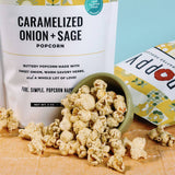 Poppy Hand-Crafted Popcorn - Caramelized Onion + Sage