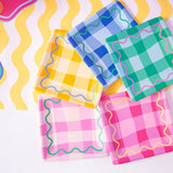 Colorwave Gingham Dinner Plates