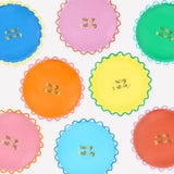 Meri Meri Wiggle Edge Side Plates – Pack of 8