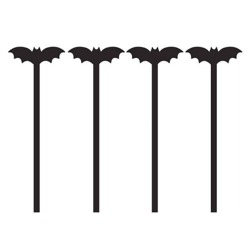 Acrylic Bat Stir Sticks "Let's Hang" by Creative Brands at Confetti Gift and Party