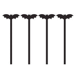 Acrylic Bat Stir Sticks "Let's Hang" by Creative Brands at Confetti Gift and Party