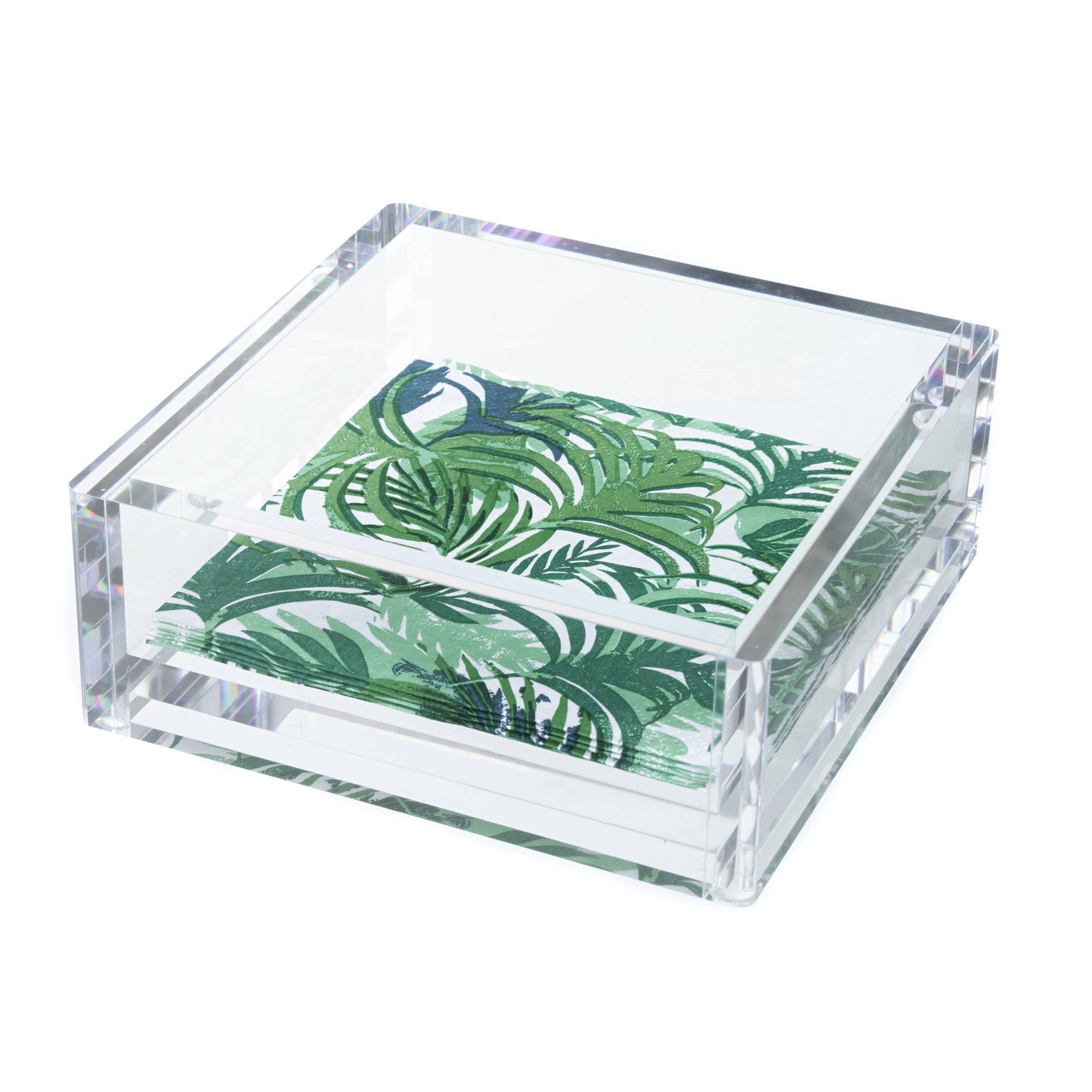Acrylic Beverage Napkin Holder by Palm Hill Design at Confetti Gift and Party