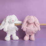 Alice Bow Bunny Plush Pal by Mud Pie at Confetti Gift and Party Tuscaloosa Alabama