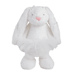 Alice Bow Bunny Plush Pal by Mud Pie at Confetti Gift and Party Tuscaloosa Alabama