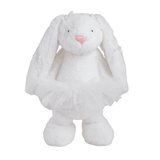 Alice Bow Bunny Plush Pal by Mud Pie at Confetti Gift and Party Tuscaloosa Alabama