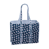 Americana Block Print Tote by Mud Pie at Confetti Gift and Party Tuscaloosa Alabama