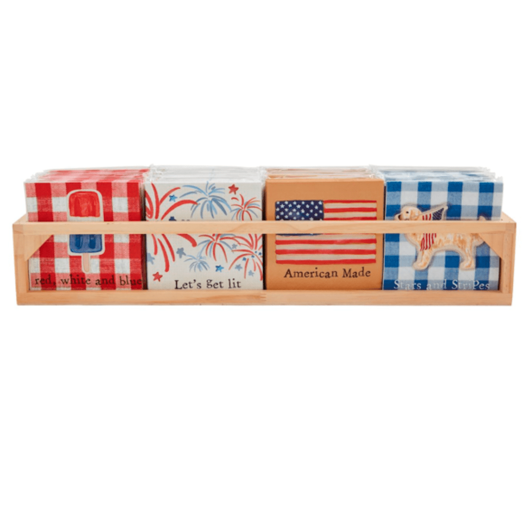 Americana Paper Napkin Sets by Mud Pie at Confetti Gift and Party Tuscaloosa Alabama