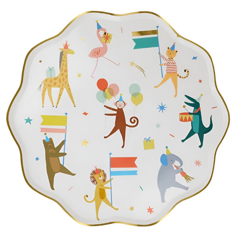 Animal Parade Dinner Plates by Meri Meri at Confetti Gift and Party