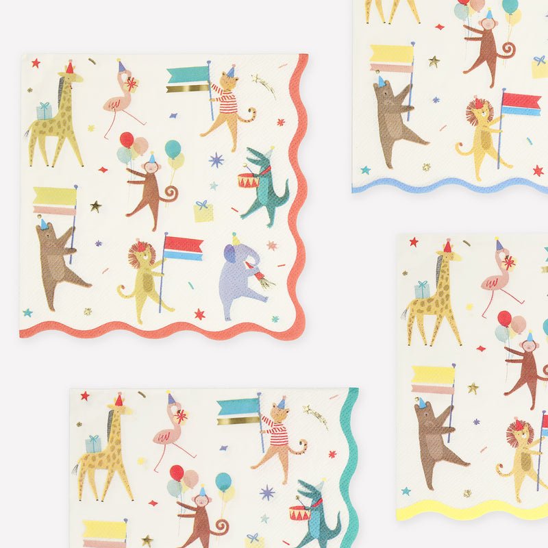 
                      
                        Animal Parade Large Napkins by Meri Meri at Confetti Gift and Party
                      
                    