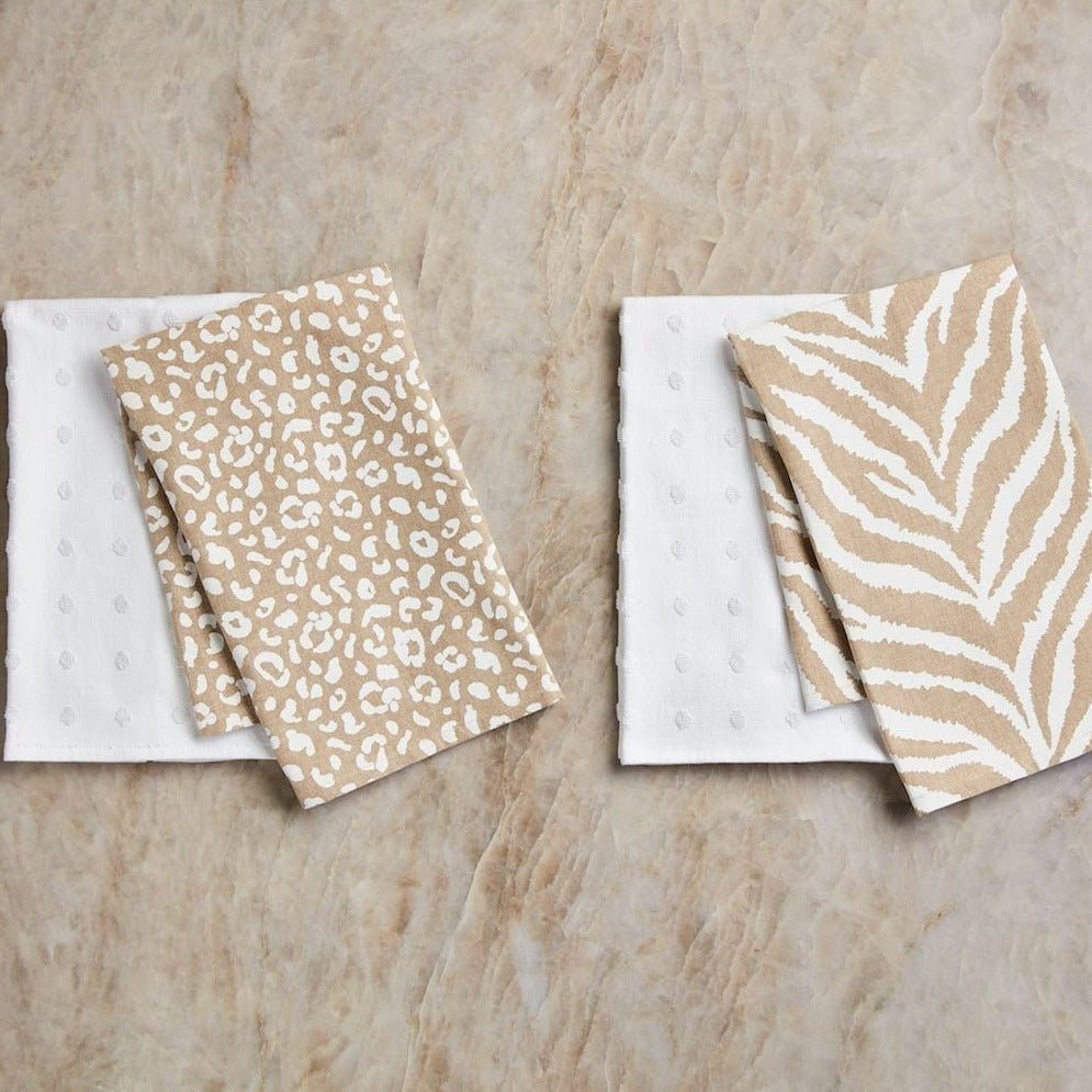 Animal Print Towel Set by Mud Pie at Confetti Gift and Party