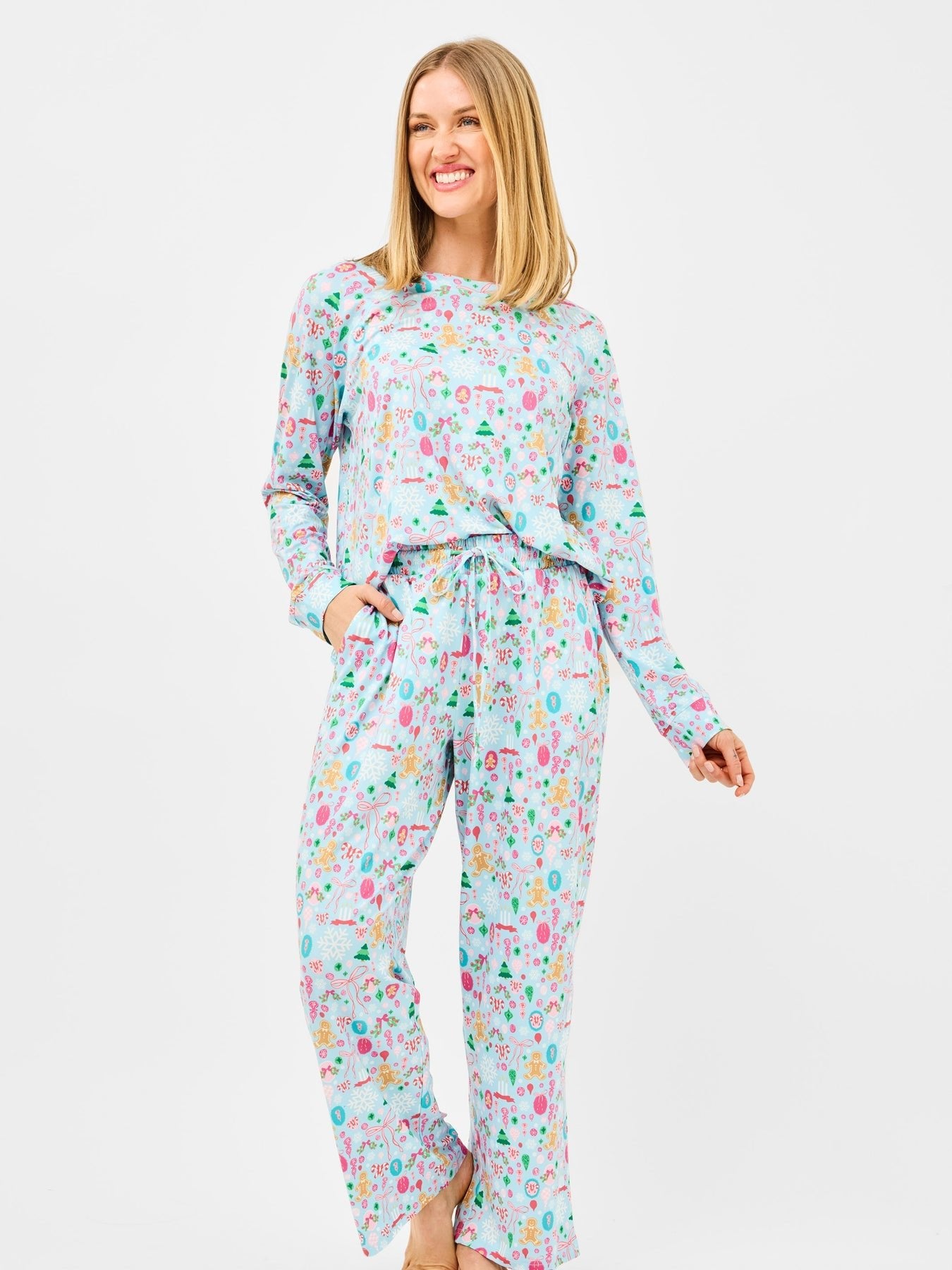 Annie Pajama Pant Set (Long Sleeve) - Jolly Jubilee by Mary Square at Confetti Gift and Party Tuscaloosa Alabama