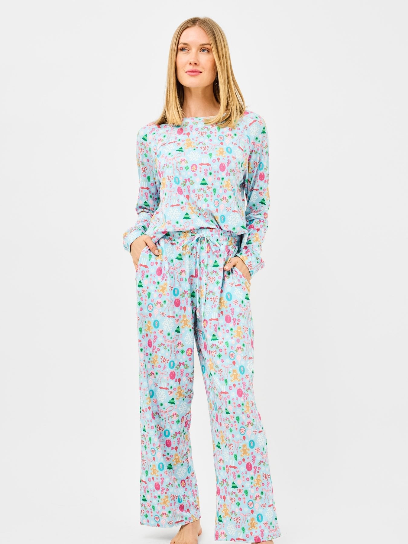 Annie Pajama Pant Set (Long Sleeve) - Jolly Jubilee by Mary Square at Confetti Gift and Party Tuscaloosa Alabama