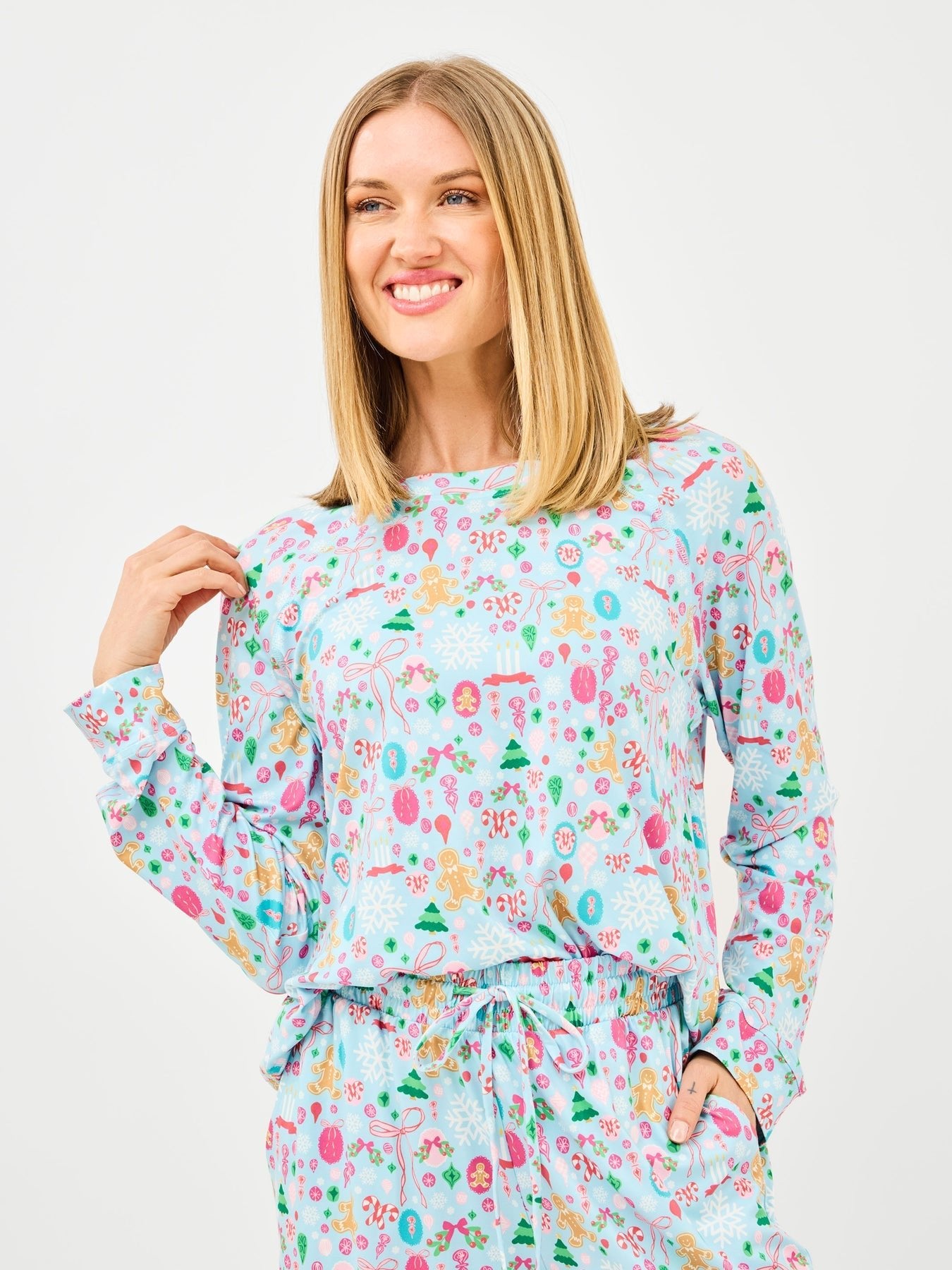 Annie Pajama Pant Set (Long Sleeve) - Jolly Jubilee by Mary Square at Confetti Gift and Party Tuscaloosa Alabama