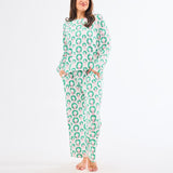 Annie Pajama Pant Set (Long Sleeve) - Rosy Wreaths by Mary Square at Confetti Gift and Party Tuscaloosa Alabama