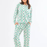 Annie Pajama Pant Set (Long Sleeve) - Rosy Wreaths by Mary Square at Confetti Gift and Party Tuscaloosa Alabama