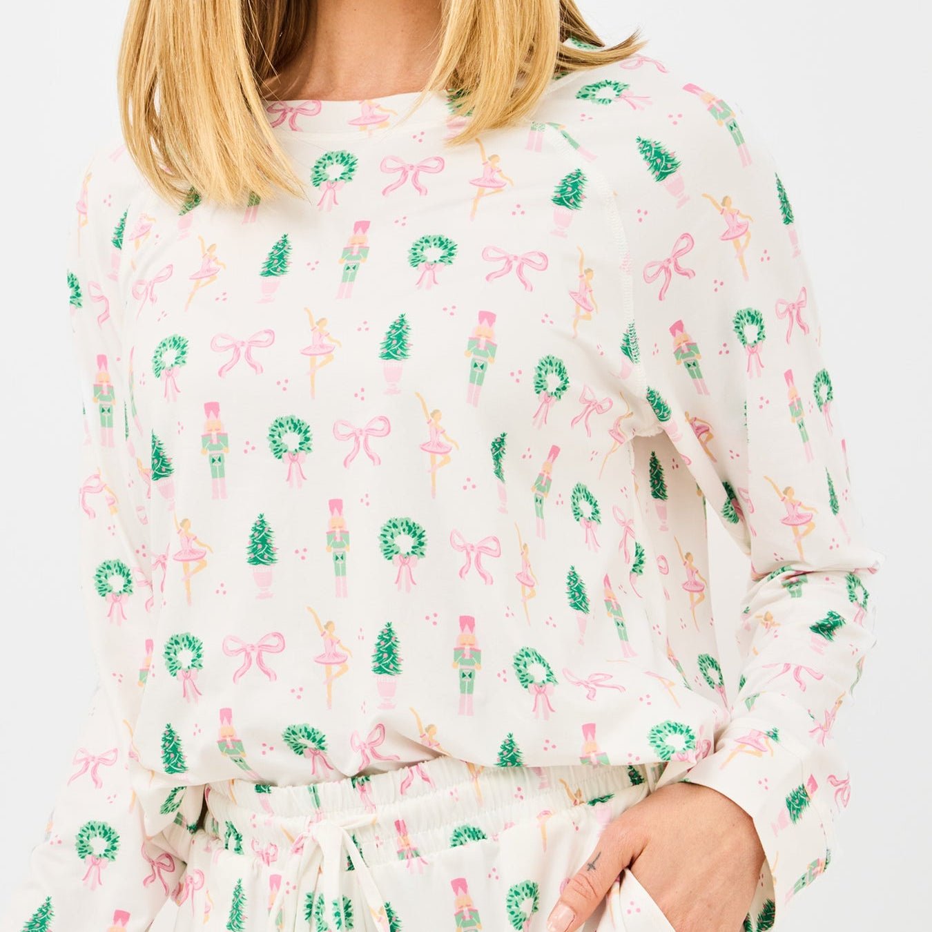 Annie Pajama Pant Set (Long Sleeve) - Sugar Plum Dreams by Mary Square at Confetti Gift and Party Tuscaloosa Alabama