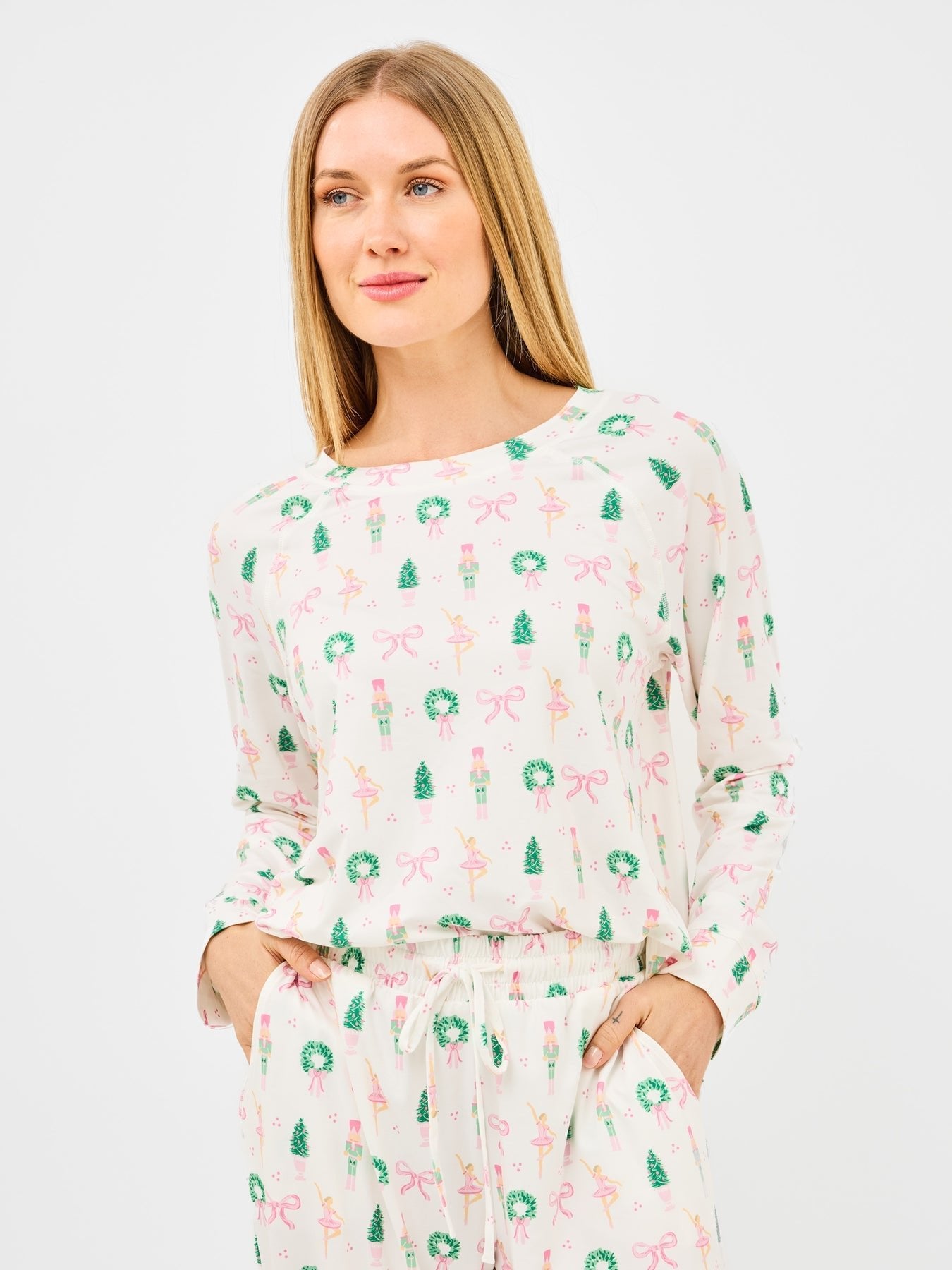 Annie Pajama Pant Set (Long Sleeve) - Sugar Plum Dreams by Mary Square at Confetti Gift and Party Tuscaloosa Alabama