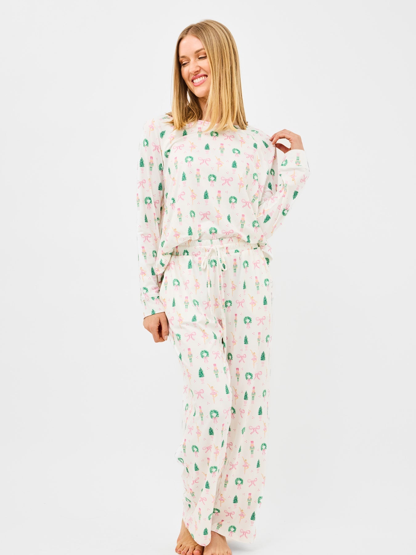 Annie Pajama Pant Set (Long Sleeve) - Sugar Plum Dreams by Mary Square at Confetti Gift and Party Tuscaloosa Alabama