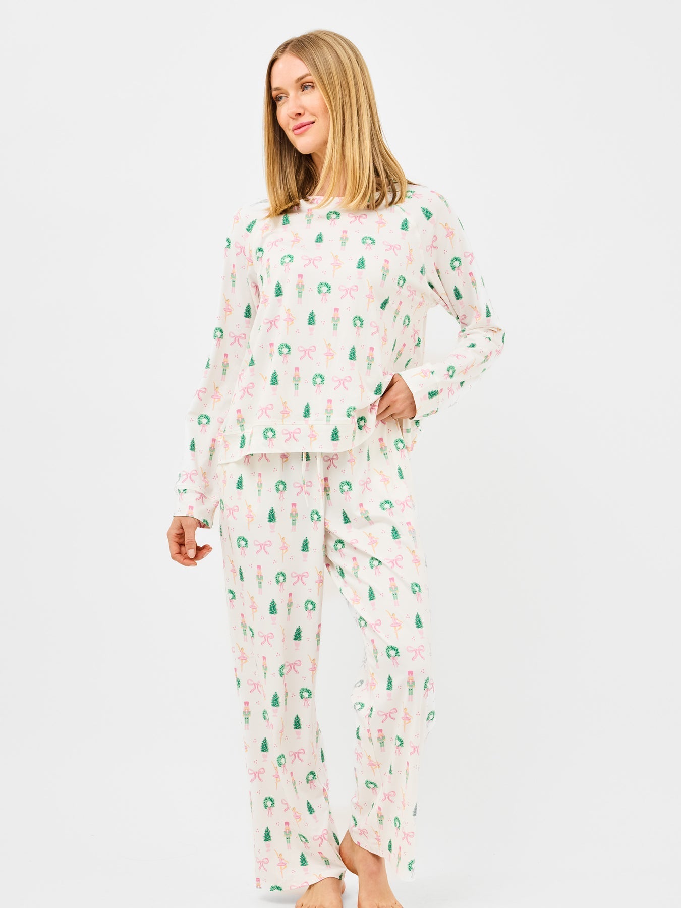 Annie Pajama Pant Set (Long Sleeve) - Sugar Plum Dreams by Mary Square at Confetti Gift and Party Tuscaloosa Alabama