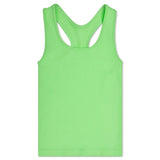 Kids apple green ribbed racerback tank top