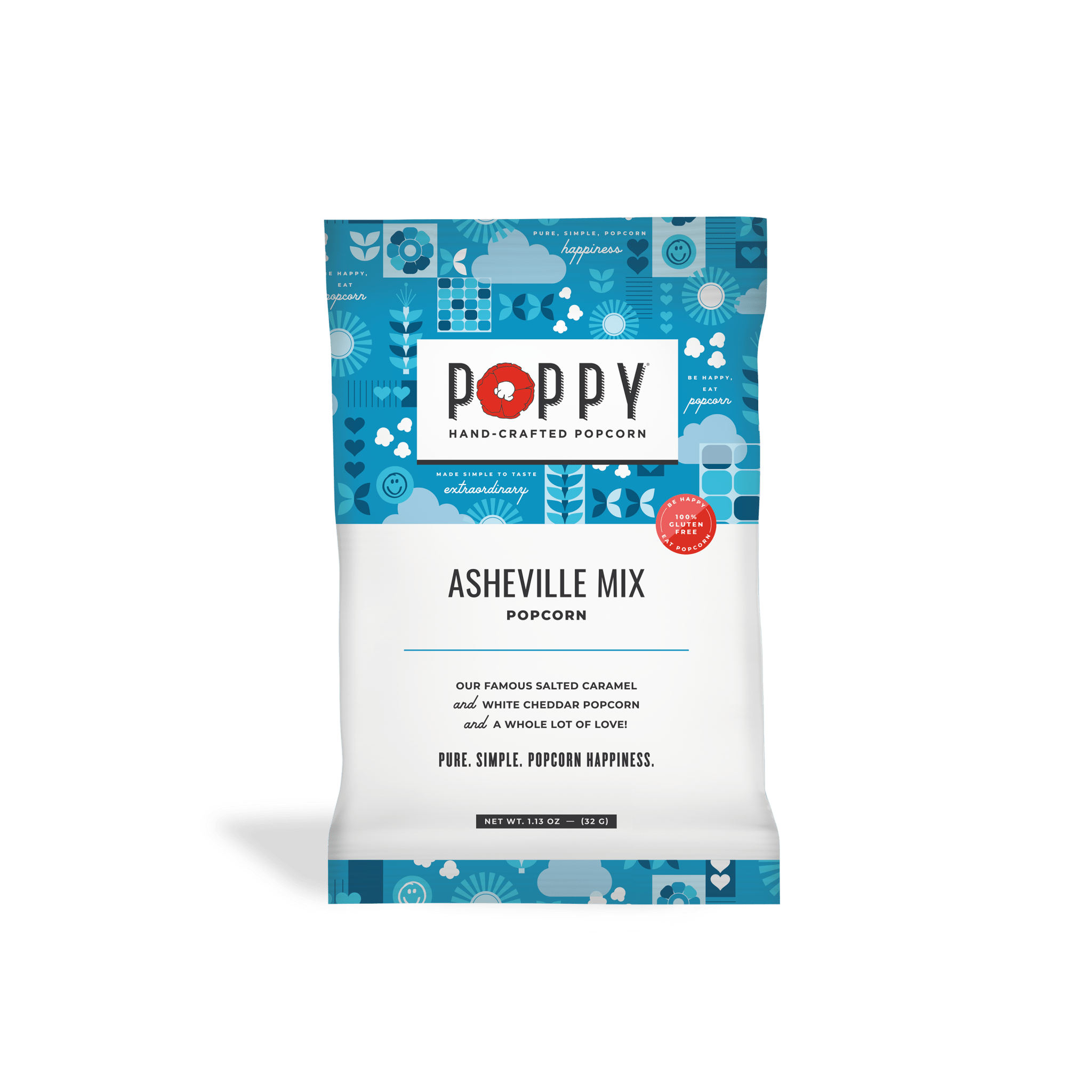 Asheville Mix Snack Bag by Poppy Hand - Crafted Popcorn at Confetti Gift and Party Tuscaloosa Alabama