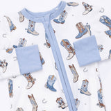 Angel Dear Buckaroo Boots Convertible Romper