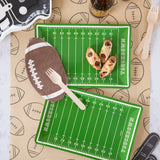 Football Field Shaped Paper Plate
