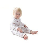 Baby Golf Carts - Pink - Smocked L/s Romper W/ Peter Pan Collar by Angel Dear at Confetti Gift and Party Tuscaloosa Alabama