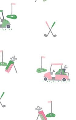 Baby Golf Carts - Pink - Smocked L/s Romper W/ Peter Pan Collar by Angel Dear at Confetti Gift and Party Tuscaloosa Alabama