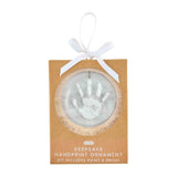 Baby’s First Christmas handprint ornament kit with wood and acrylic frame, paint and brush included
