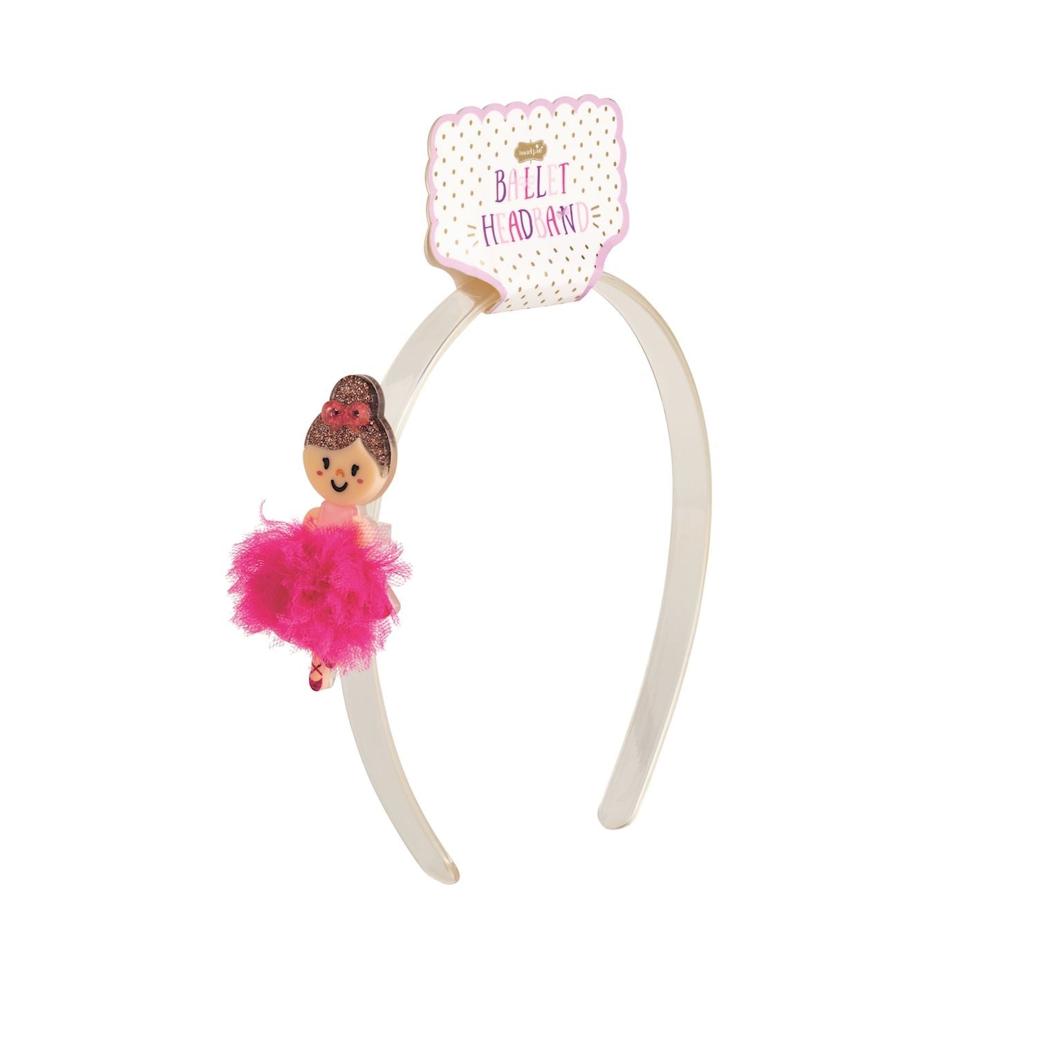 Ballet Ballerina Headband for Girls – Acrylic with Tulle Skirt by Mud Pie at Confetti Gift and Party Tuscaloosa Alabama