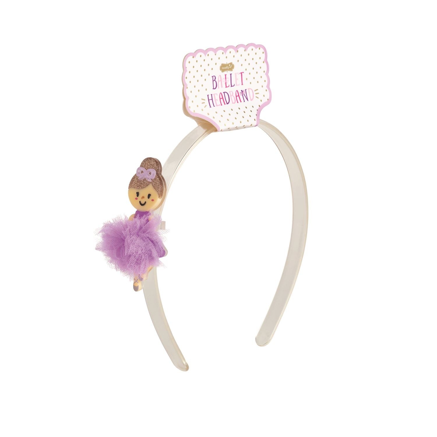 Ballet Ballerina Headband for Girls – Acrylic with Tulle Skirt by Mud Pie at Confetti Gift and Party Tuscaloosa Alabama
