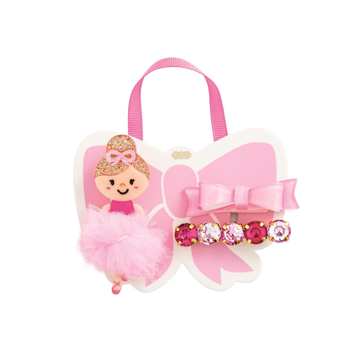 Ballet Hair Clip Set – Gem &amp; Tulle Hair Accessories for Girls by Mud Pie at Confetti Gift and Party Tuscaloosa Alabama