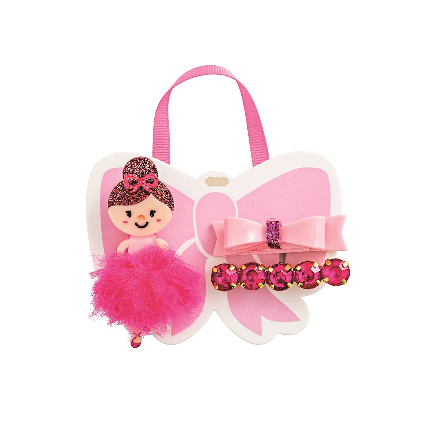 Ballet Hair Clip Set – Gem &amp; Tulle Hair Accessories for Girls by Mud Pie at Confetti Gift and Party Tuscaloosa Alabama