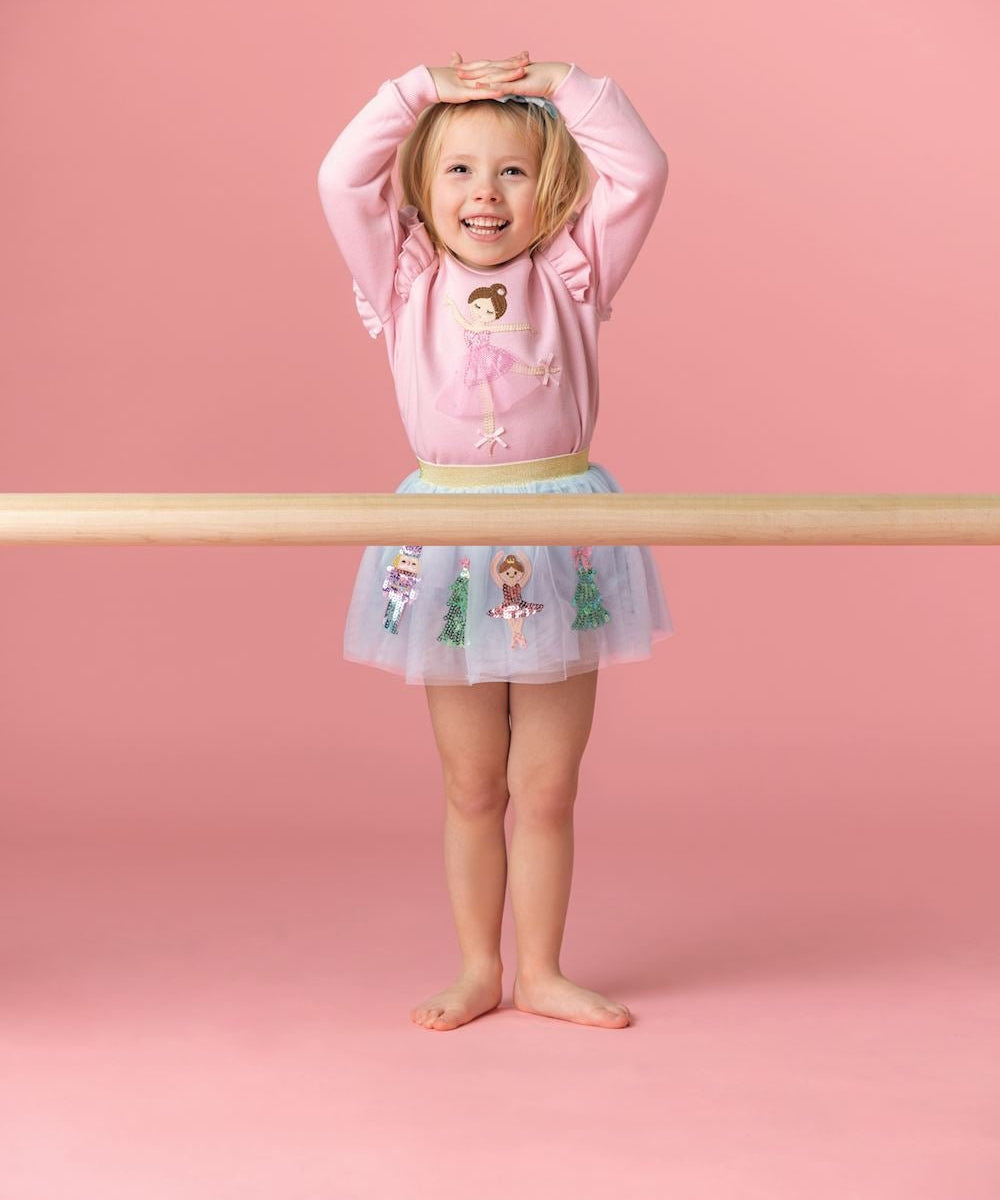Ballet Toddler Sweatshirt by Mud Pie at Confetti Gift and Party Tuscaloosa Alabama