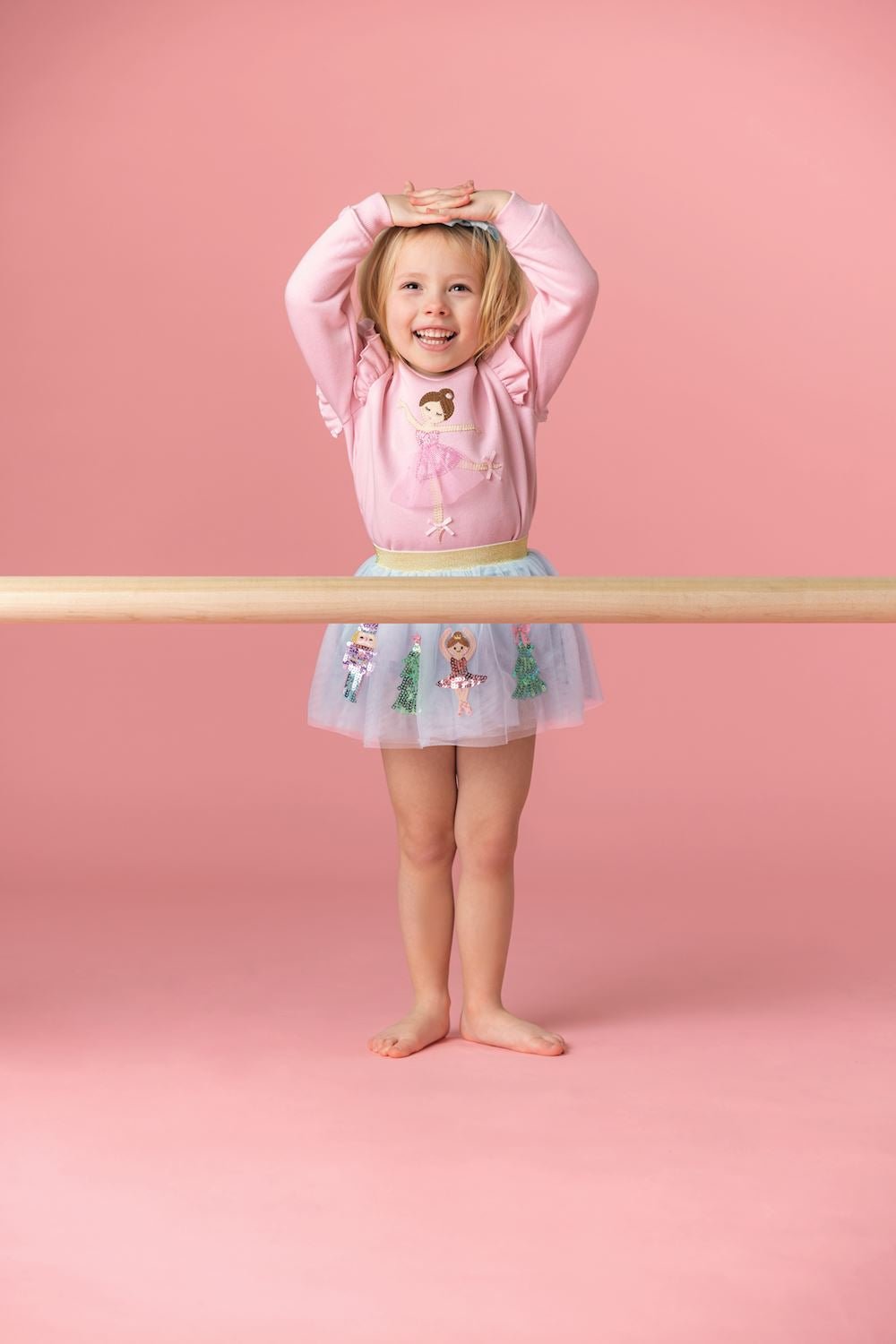 Ballet Toddler Sweatshirt by Mud Pie at Confetti Gift and Party Tuscaloosa Alabama