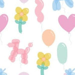 Balloon Animals Pink - 2 Way Zipper Romper by Angel Dear at Confetti Gift and Party Tuscaloosa Alabama