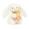 Bashful Bunny With Present Little by JellyCat at Confetti Gift and Party