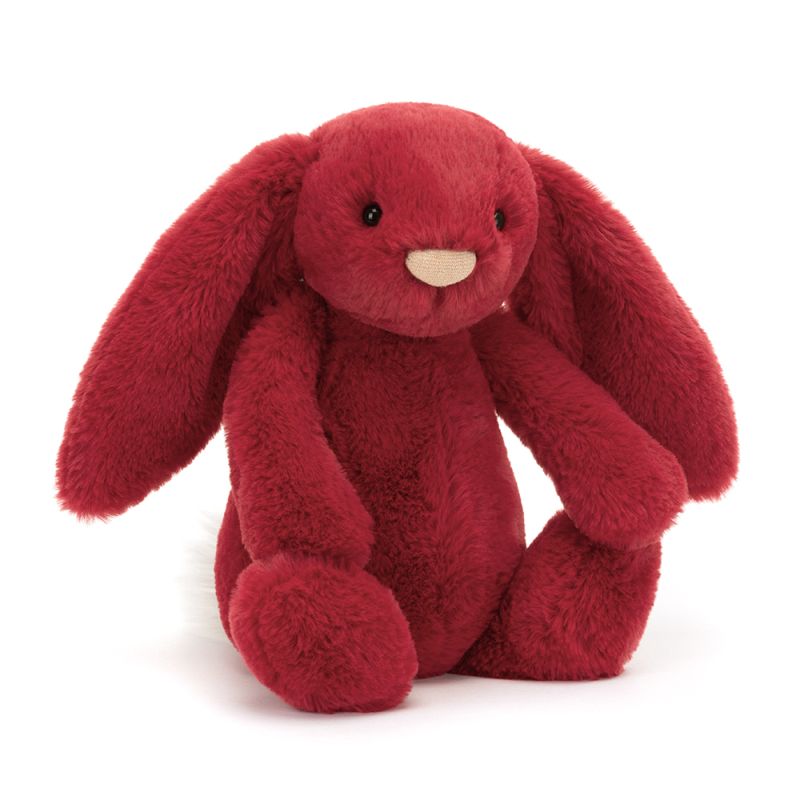 Bashful Luxe Bunny Scarlet Original by JellyCat at Confetti Gift and Party