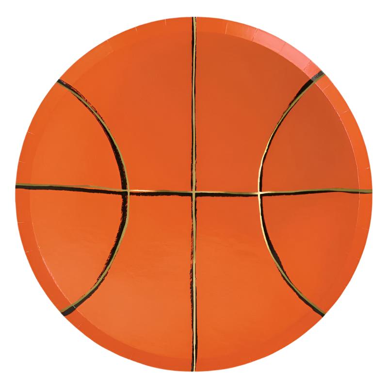 Basketball Plates by Meri Meri at Confetti Gift and Party