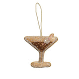 Beaded Fabric Cocktail Ornament, Multi Color, 4 Styles by Creative Co Op at Confetti Gift and Party Tuscaloosa Alabama