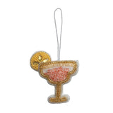 Beaded Fabric Cocktail Ornament, Multi Color, 4 Styles by Creative Co Op at Confetti Gift and Party Tuscaloosa Alabama