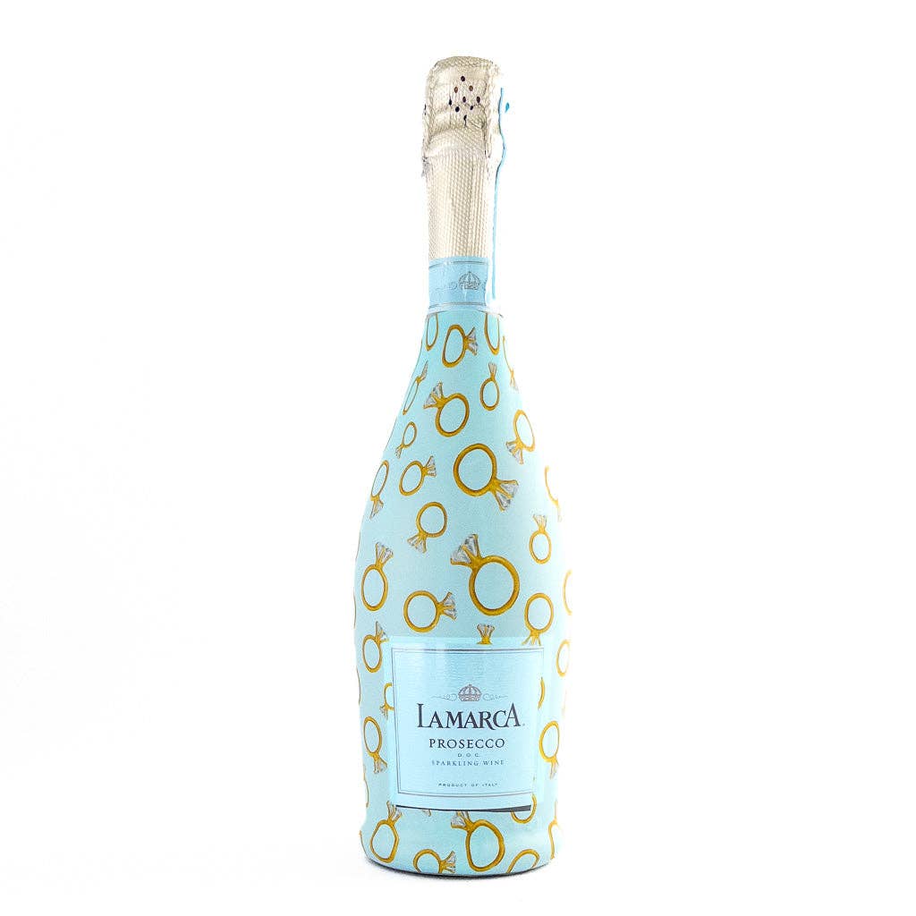 Beau Bottles - Beau Bottles Blue Engagement Ring - Prosecco Collection by Beau Bottles at Confetti Gift and Party Tuscaloosa Alabama