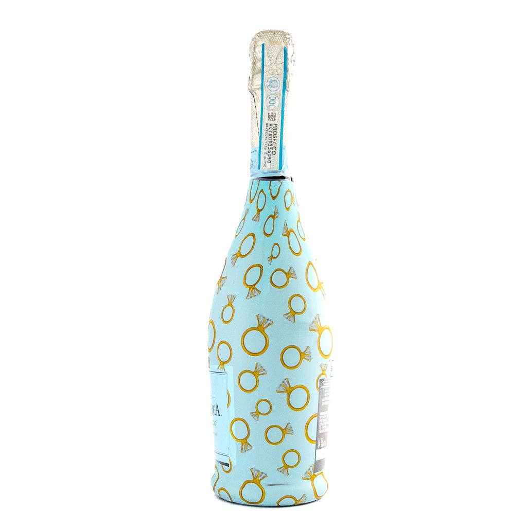 Beau Bottles - Beau Bottles Blue Engagement Ring - Prosecco Collection by Beau Bottles at Confetti Gift and Party Tuscaloosa Alabama