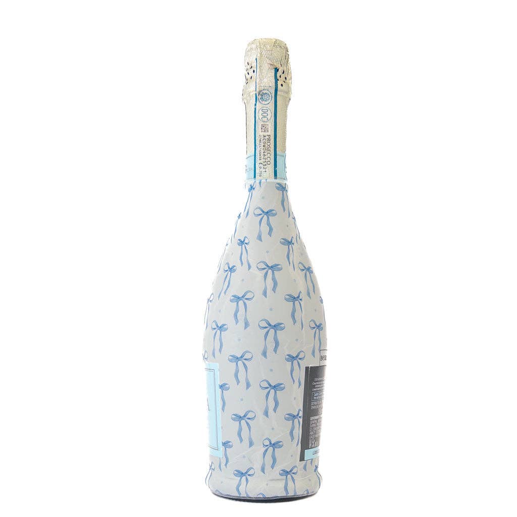 Beau Bottles - Beau Bottles Grandmillenial Blue Bows - Prosecco Collection by Beau Bottles at Confetti Gift and Party Tuscaloosa Alabama